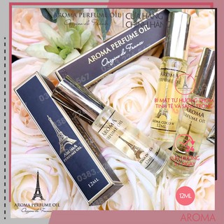 Tinh dầu nước hoa Pháp Aroma dạng chai lăn 12ml -Các mùi hương bán chạy