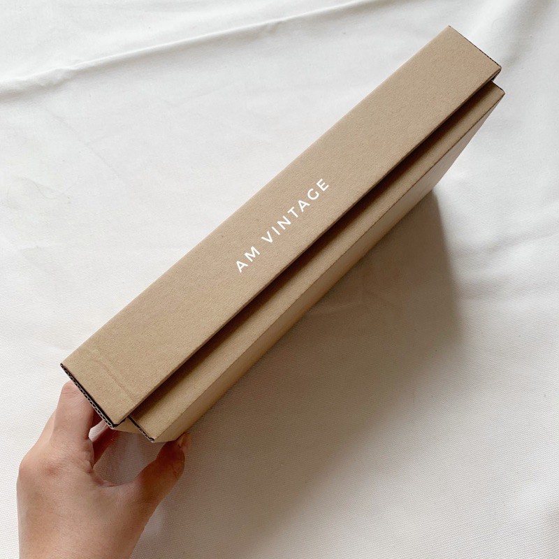 Hộp Quà Tặng Đựng Vớ Gift Box Giấy Kraft Vintage (27x12x5) | BigBuy360 - bigbuy360.vn