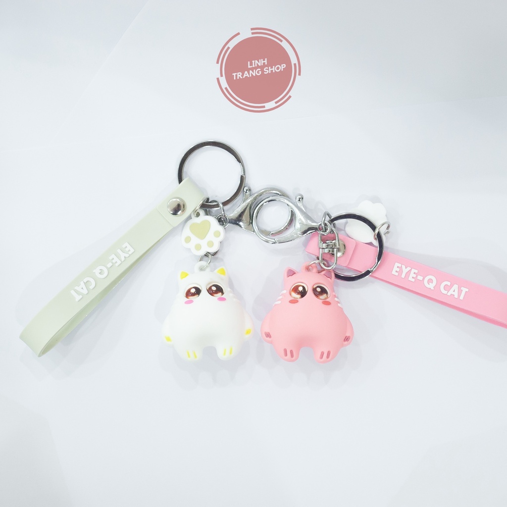 Móc chìa Khoá Mèo Cute, Móc Khoá Keychain Mèo Dễ Thương