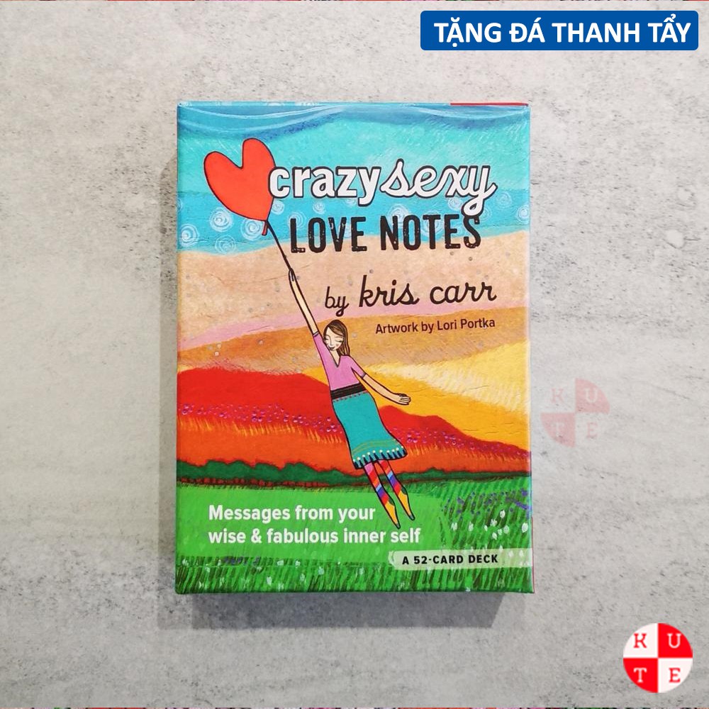 Bài Oracle Crazy Sexy Love Notes Oracle 52 Lá Bài Tặng Đá Thanh Tẩy C100