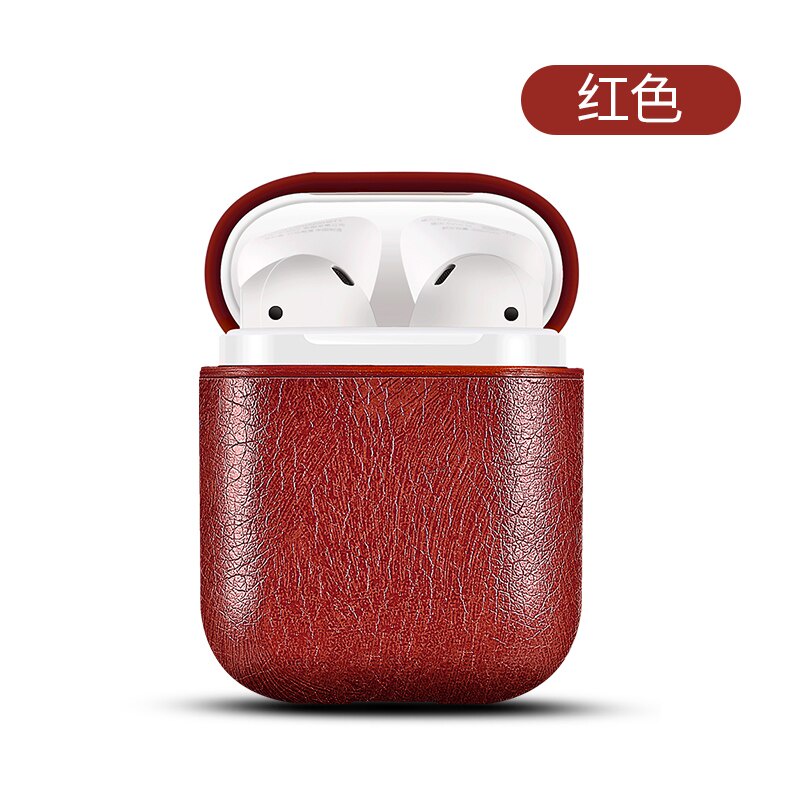 Vỏ bảo vệ hộp sạc tai nghe không dây bằng da cho airpods 2 1 airpods pro 3