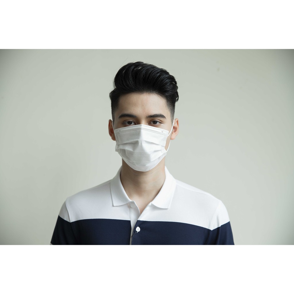 Khẩu trang y tế 4 lớp kháng khuẩn cao cấp Aristino - Hộp 50 chiếc ngăn giọt bắn, bụi , tia UV | BigBuy360 - bigbuy360.vn