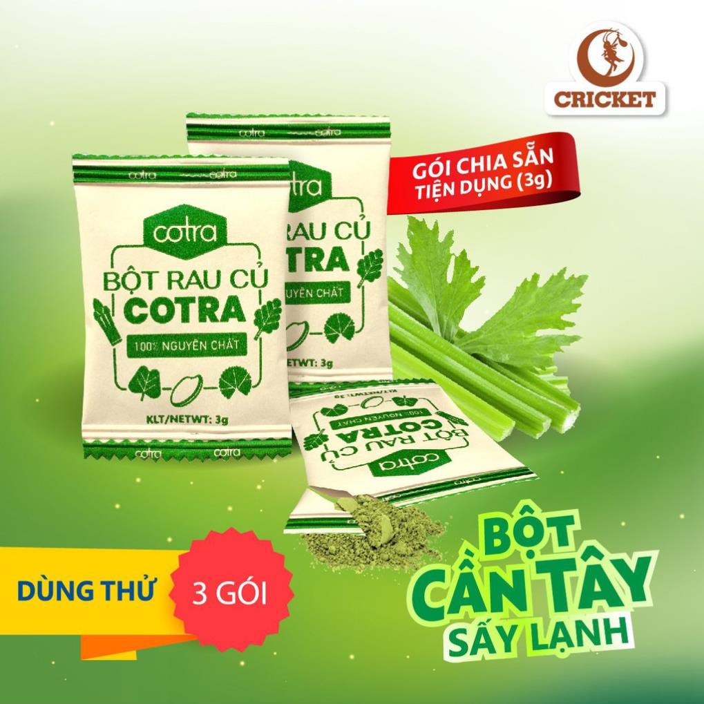 Giảm cân hiệu quả từ bột cần tây nguyên chất 50g - Bột rau củ