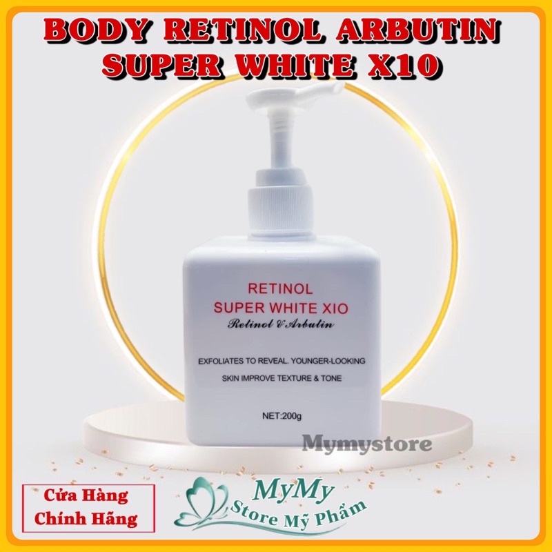 Kem Body Retinol arbutin x10