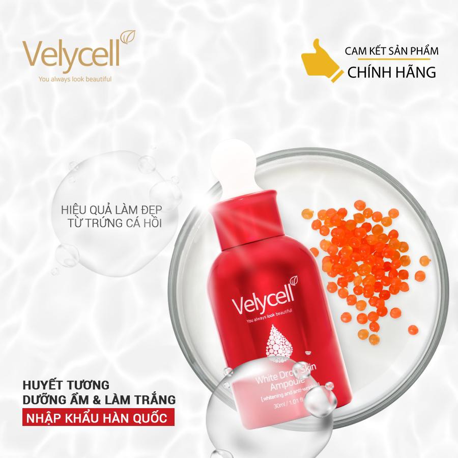 Serum Phục Hồi Làn Da Hư Tổn Velycell White Drop Skin Ampoule