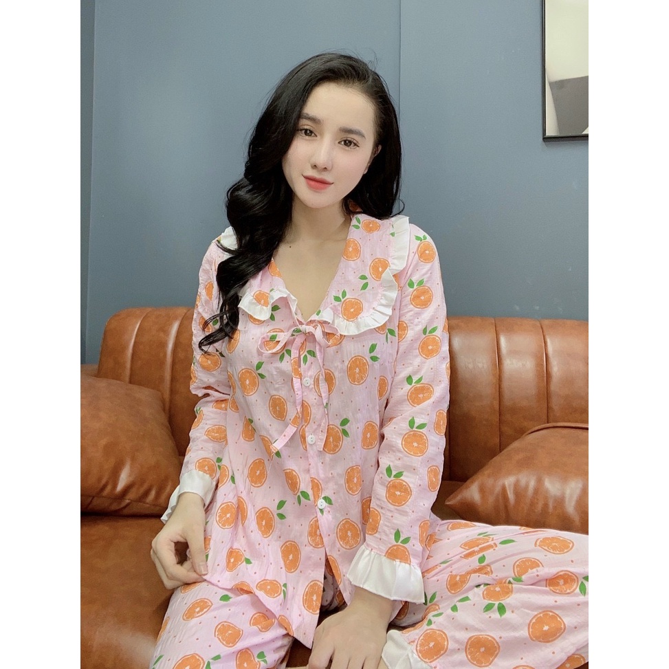 SÉT BỘ PIZAMA TAY DÀI QUẦN DÀI NHIỀU MẪU