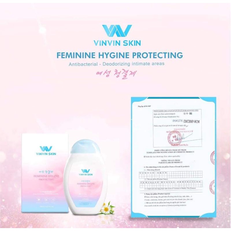 (Chính hãng) Dung dịch vệ sinh vinvin skin