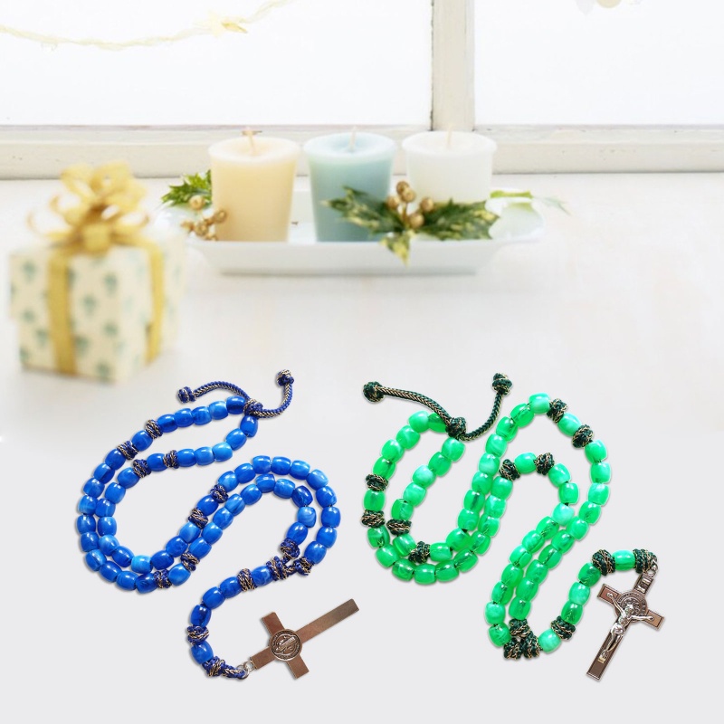 Vòng cổ Chuỗi Hạt 12mm Mặt Thánh Giá