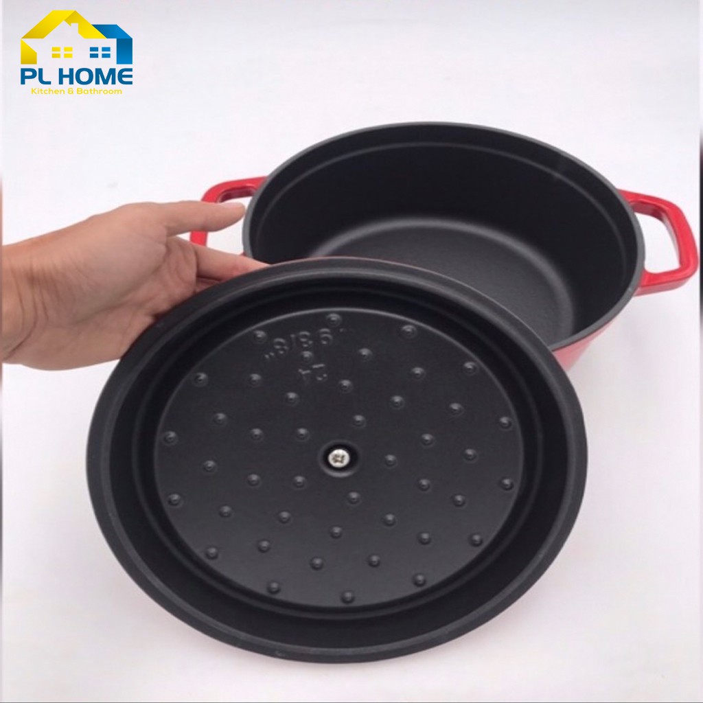 Nồi gang đúc Rapido đường kính 22cm, dung tích 2.5L, tráng men chống dính, giữ nhiệt tốt