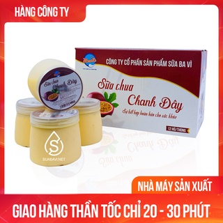 Sữa Chua Chanh Dây Ba Vì - Zmilk - Thùng 12 Hũ