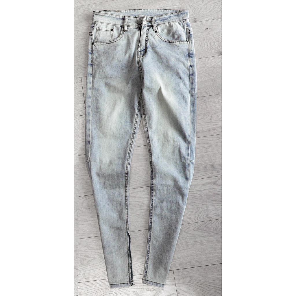 Quần jean trơn skinny 3 màu đen xanh (QJ4)