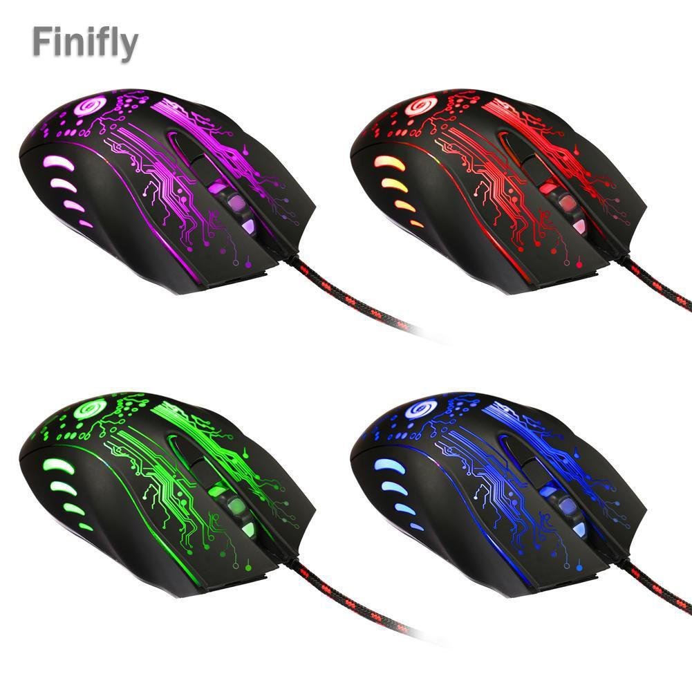 Chuột Quang Gaming Finifly 3200dpi Led 6d Dành Cho Game Thủ