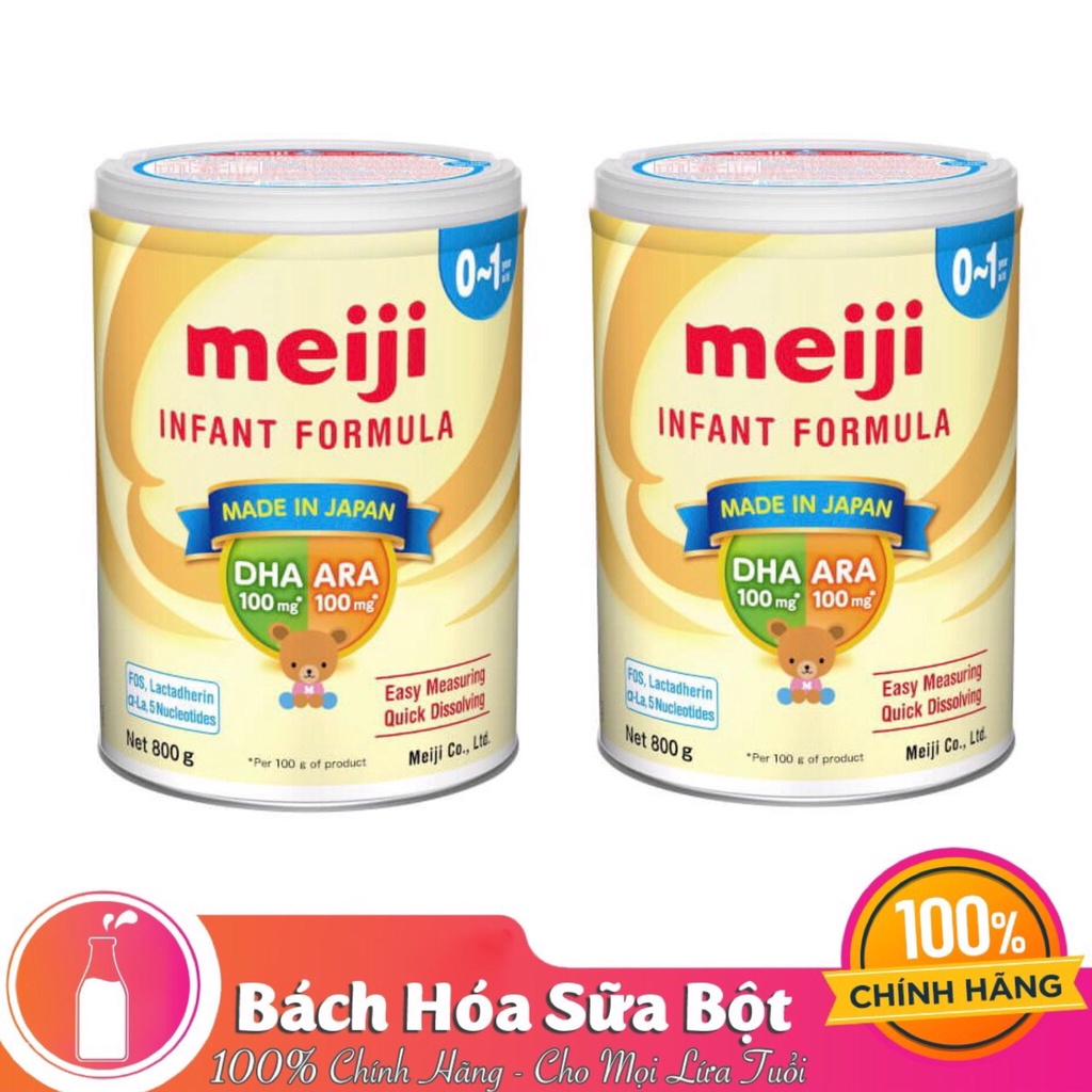 [Chính hãng] Sữa Bột Meiji Nhập Khẩu Số 0-1 (lon 800g)