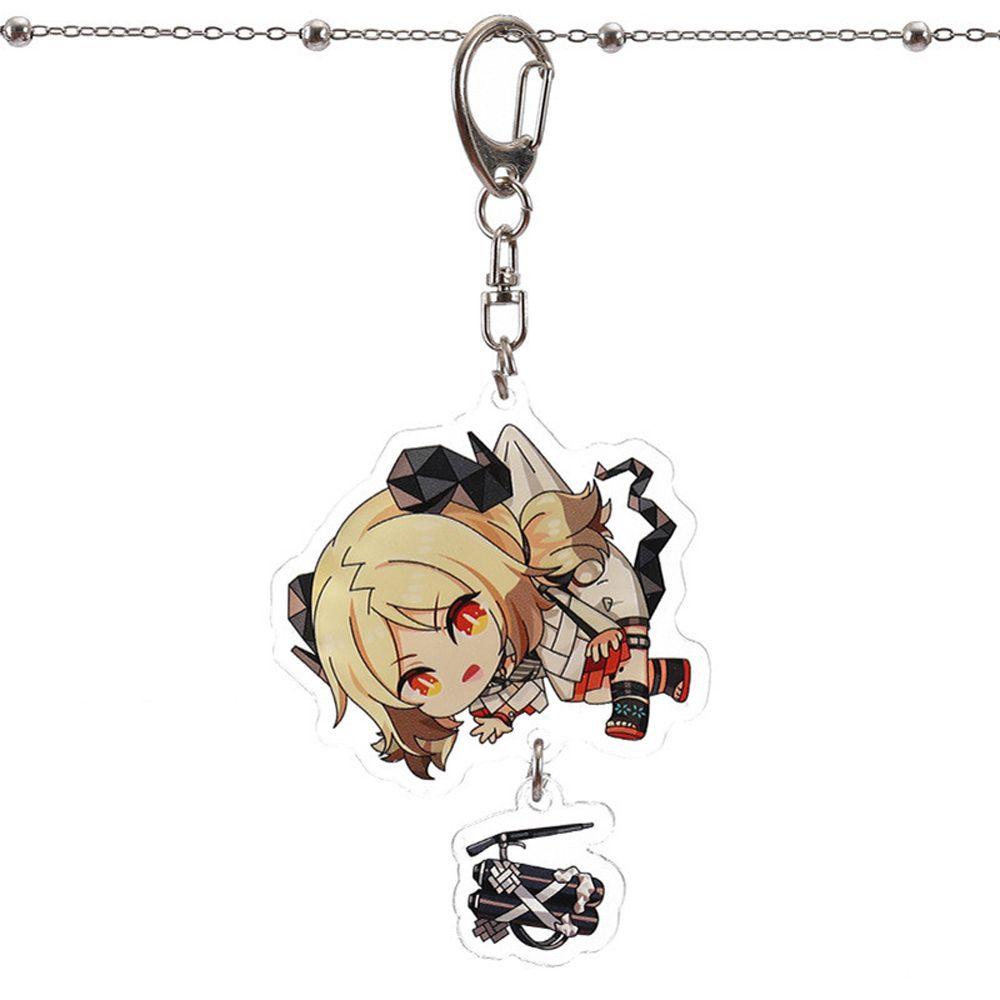 LANFY Móc Khóa Acrylic Hình Arknights Dễ Thương