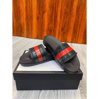 [ẢNH THẬT] Dép Nam Quai Ngang 3 Sọc Đế Cao 4cm Đẳng Cấp Giá Tại Xưởng