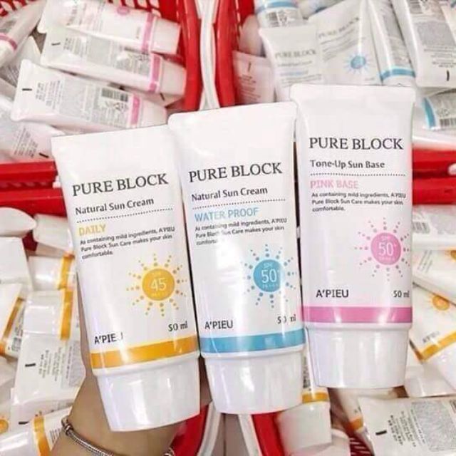 Kem chống nắng Pure Block Aqua Tone-up Sun Base