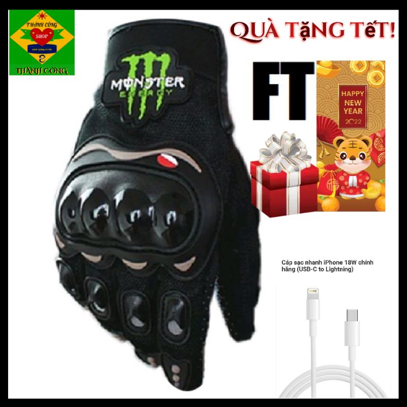 Găng tay moto Monster,bao tay xe máy cao cấp /găng tay đẹp bao ngầu