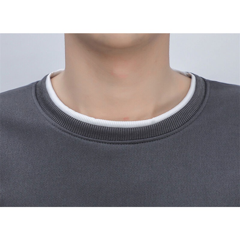 Áo Sweater Cổ Tròn Tay Dài Dáng Rộng Thời Trang Cho Nam Giới