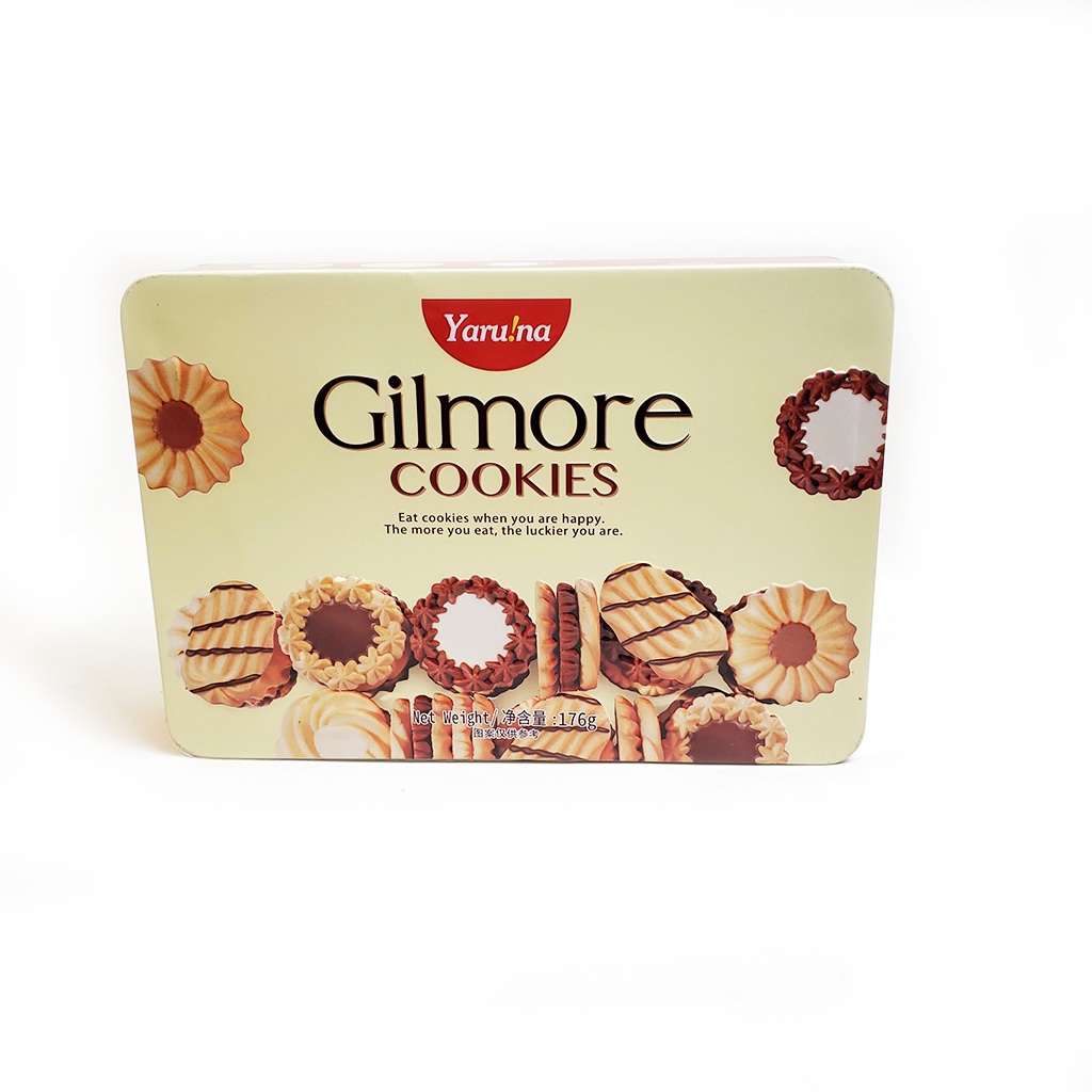 Bánh quy GilMore Hong Kong hộp 176g - Bánh kẹo Tết - Ăn vặt Cô Nương Béo