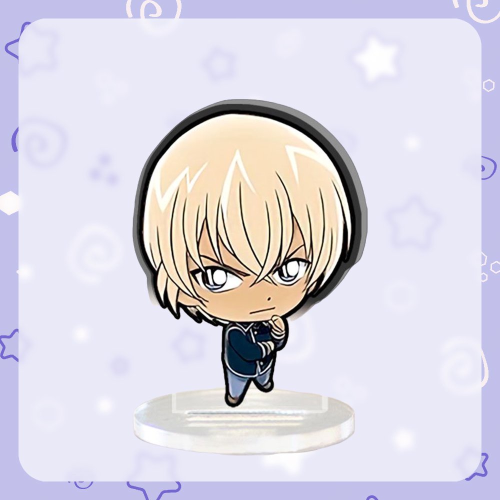 (mini 3cm) Standee Conan Thám tử lừng danh m1 tượng acrylic standee anime mica chibi trang trí trưng bày mô hình