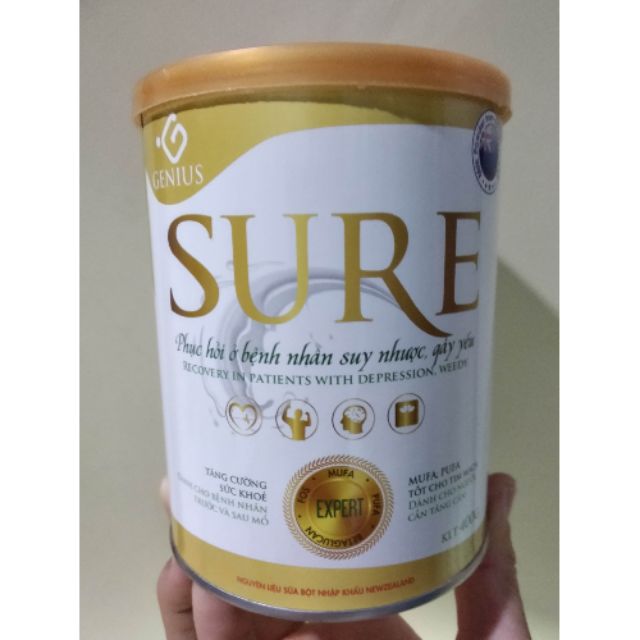 Sữa bột Sure Expert, lon 400g
