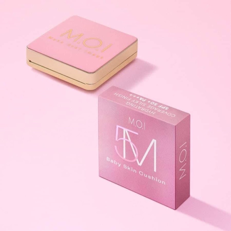 [Dành cho da ngăm] Phấn Nước Cushion 5M Moi Cosmetics #50