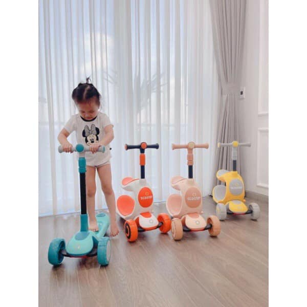 Xe Trượt Cho Bé.Xe Trượt Scooter 3in1 Cho Bé Hàng cao cấp