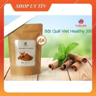 Bột Quế 💖 HÀNG CHUẨN 💖 Bột Quế Nguyên Chất 100% - 200g Viet Healthy