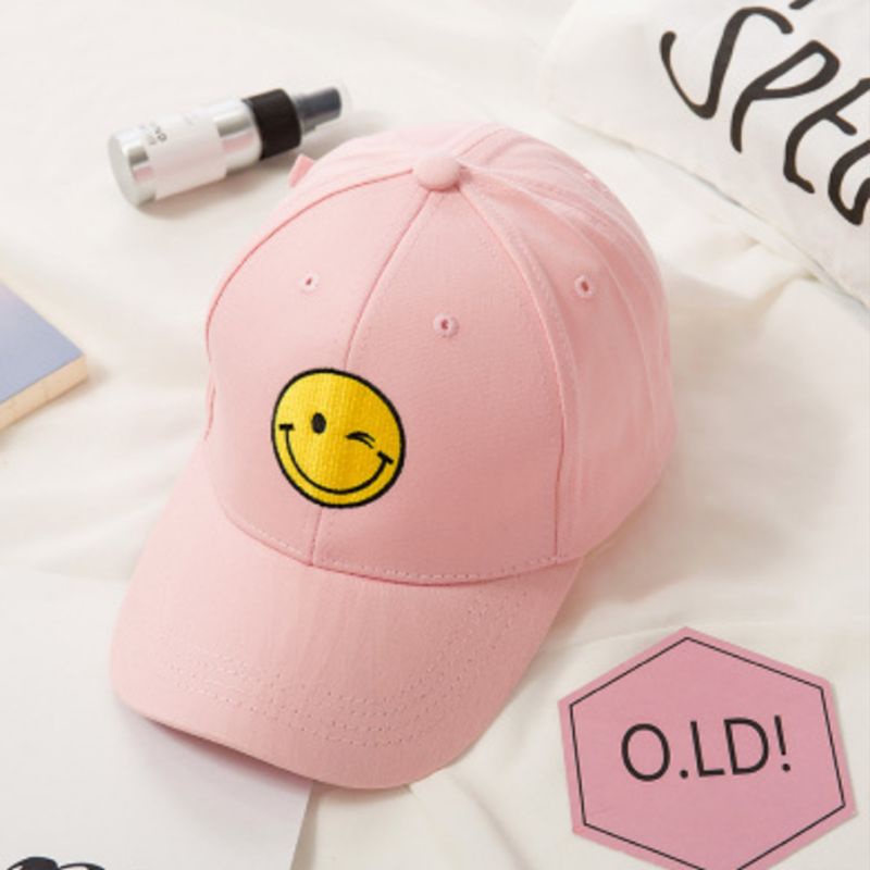 Mũ Lưỡi Trai Thêu Hình Trái Tim 22 Màu Sắc Tùy Chọn Phong Cách Hàn Quốc