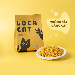 Hạt thức ăn khô cho mèo 7kg trộn lòng đỏ trứng sấy lạnh đẳng cấp locacat s8
