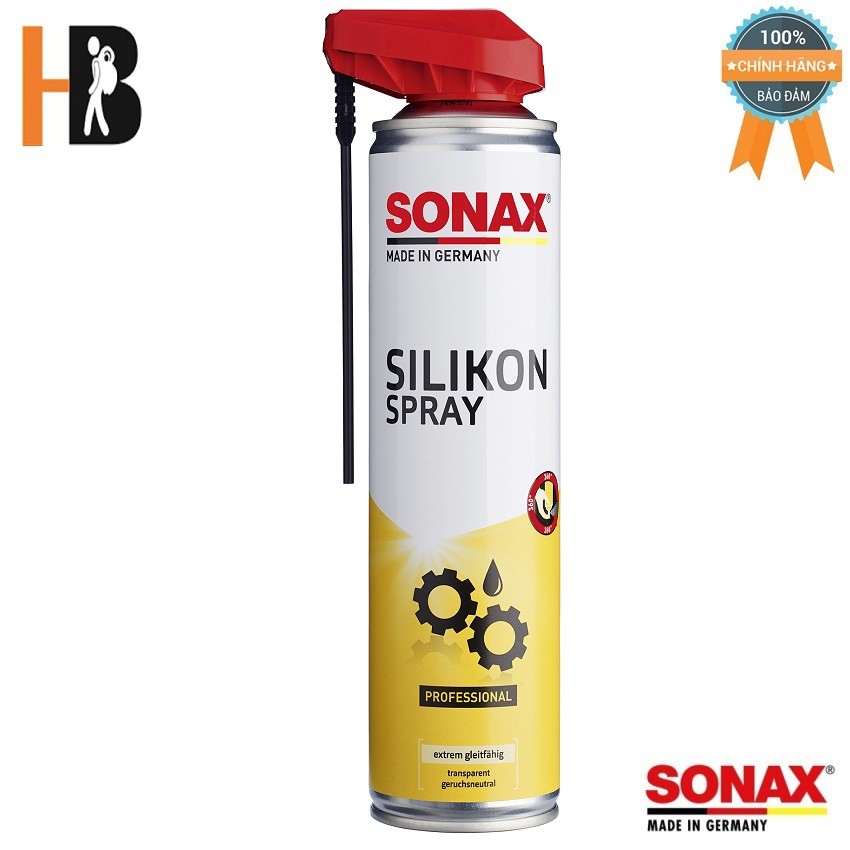 Chai Xịt Silicon SONAX Silicone Spray With Easy Spray 348300 400ml