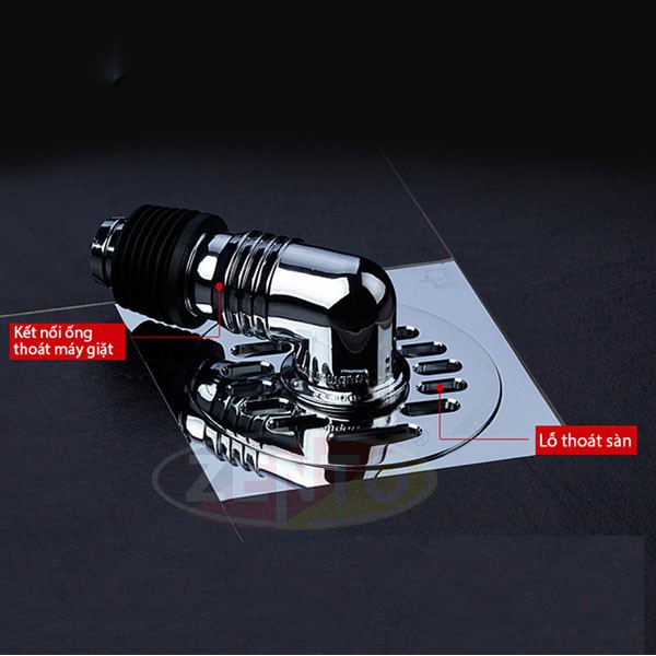 Phễu thoát sàn máy giặt chuyên dụng ZT607-2U