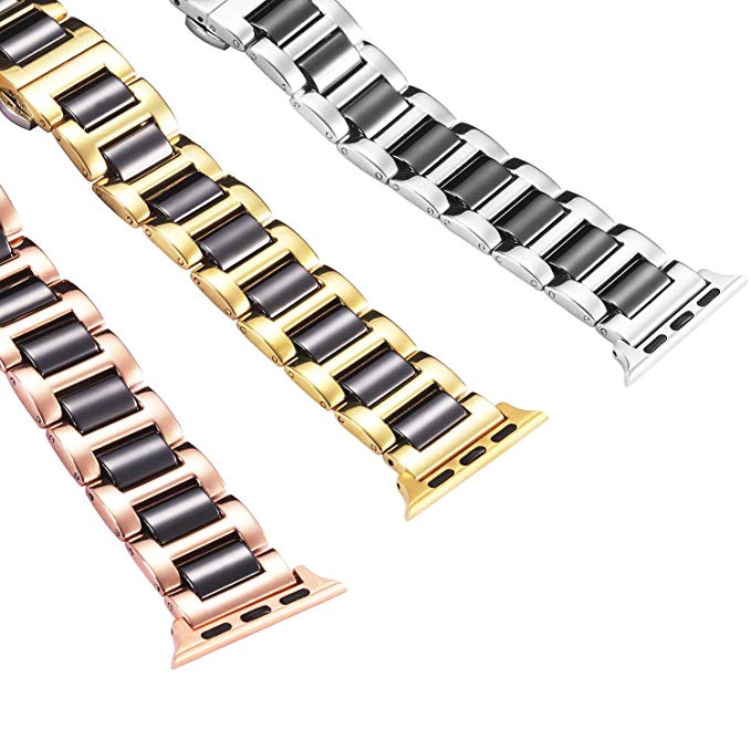 Dây Đeo Bằng Gốm Cho Đồng Hồ Thông Minh Apple Watch Ultra series 49mm 8 7 6 5 4 3 2 1 iWatch 45mm 41mm 44mm 40mm 42mm 38mm