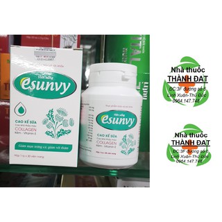 esunvy viên uống mụn lọ 30 viên