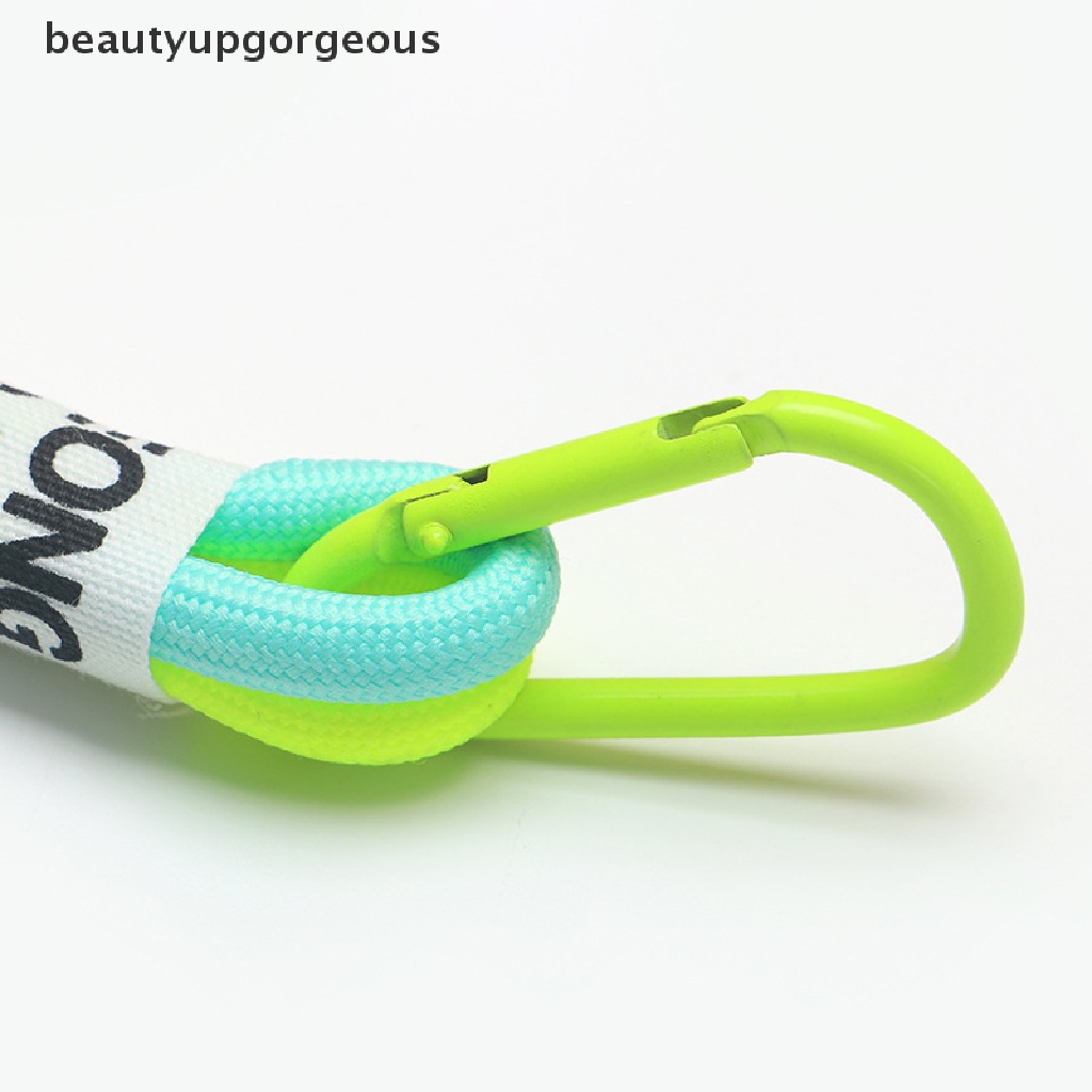 [Beautyupgorgeous] Móc Khóa Dây Bện Ánh Kim Sáng Tạo Cho Ba Lô