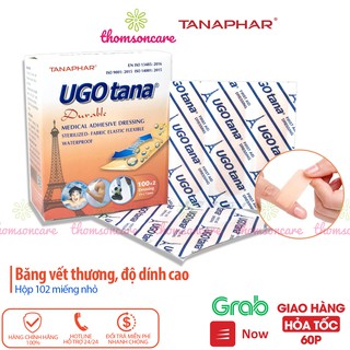 Hộp Băng dính cá nhân y tế UGOTANA 19mmx72mm Hộp 102 miếng băng vết thương