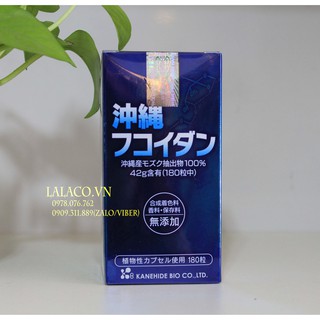 Thực phẩm hỗ trợ điều trị ung thư Fucoidan Okinawa Extract Kanehide Bio 180 viên