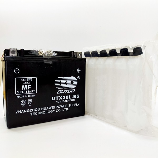 Ắc Quy Xe MOTO PHÂN KHỐI LỚN OUTDO UTX20L-BS (12V-18AH) - Bình Ắc Quy 12V