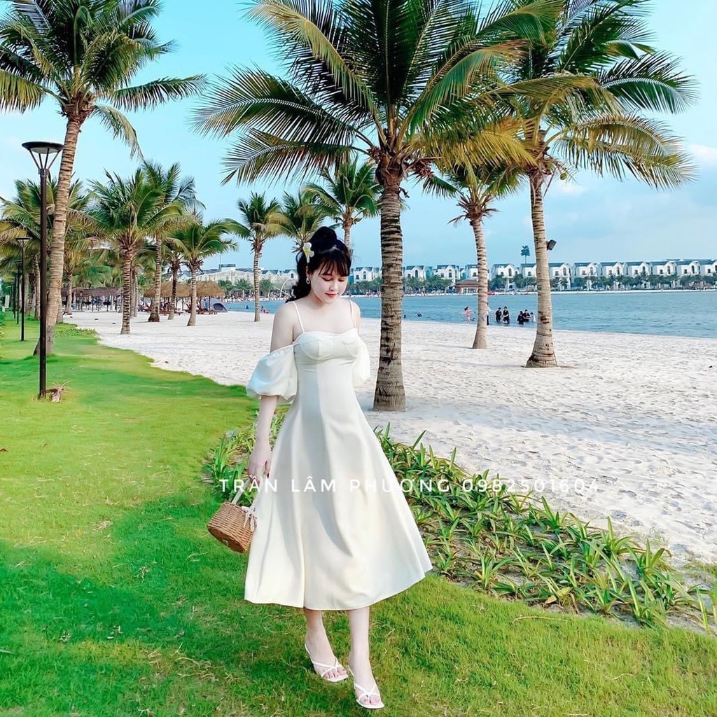 Set đồ nữ cá tính, set váy liền thân đi chơi sang chảnh mùa hè đẹp 8A00076