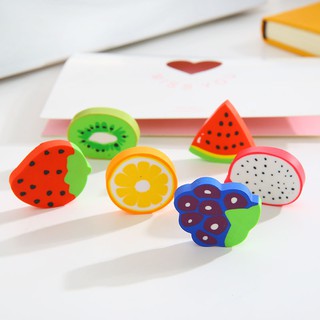 Set 2 gôm trái cây dễ thương - kiểu dáng trái cây
