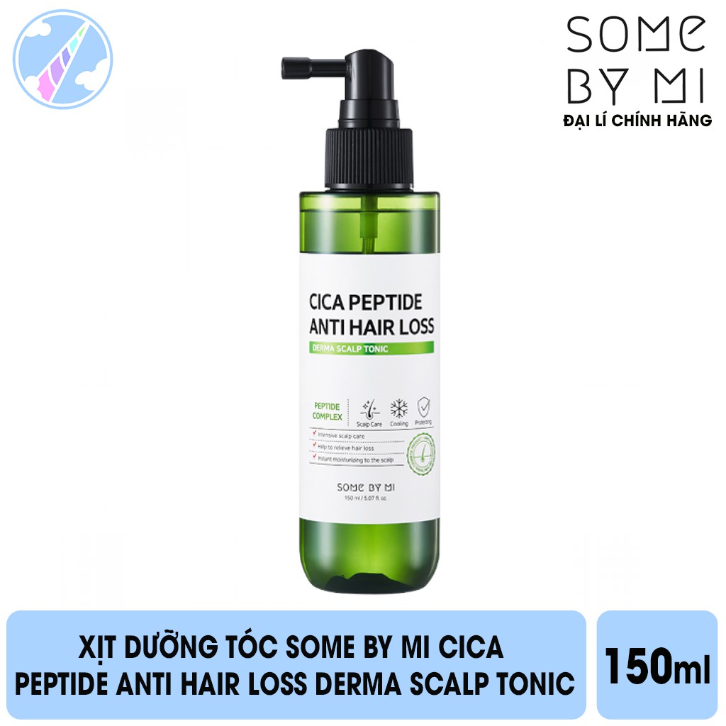 Xịt Dưỡng Giảm Gãy Rụng và Xơ Rối Tóc Some By Mi Cica Peptide Anti Hair Loss Derma Scalp Tonic 150ml