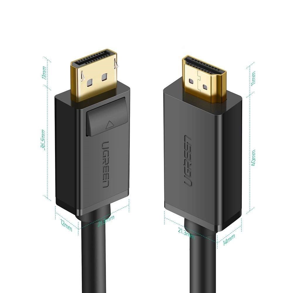 Cáp Displayport to HDMI Ugreen cao cấp