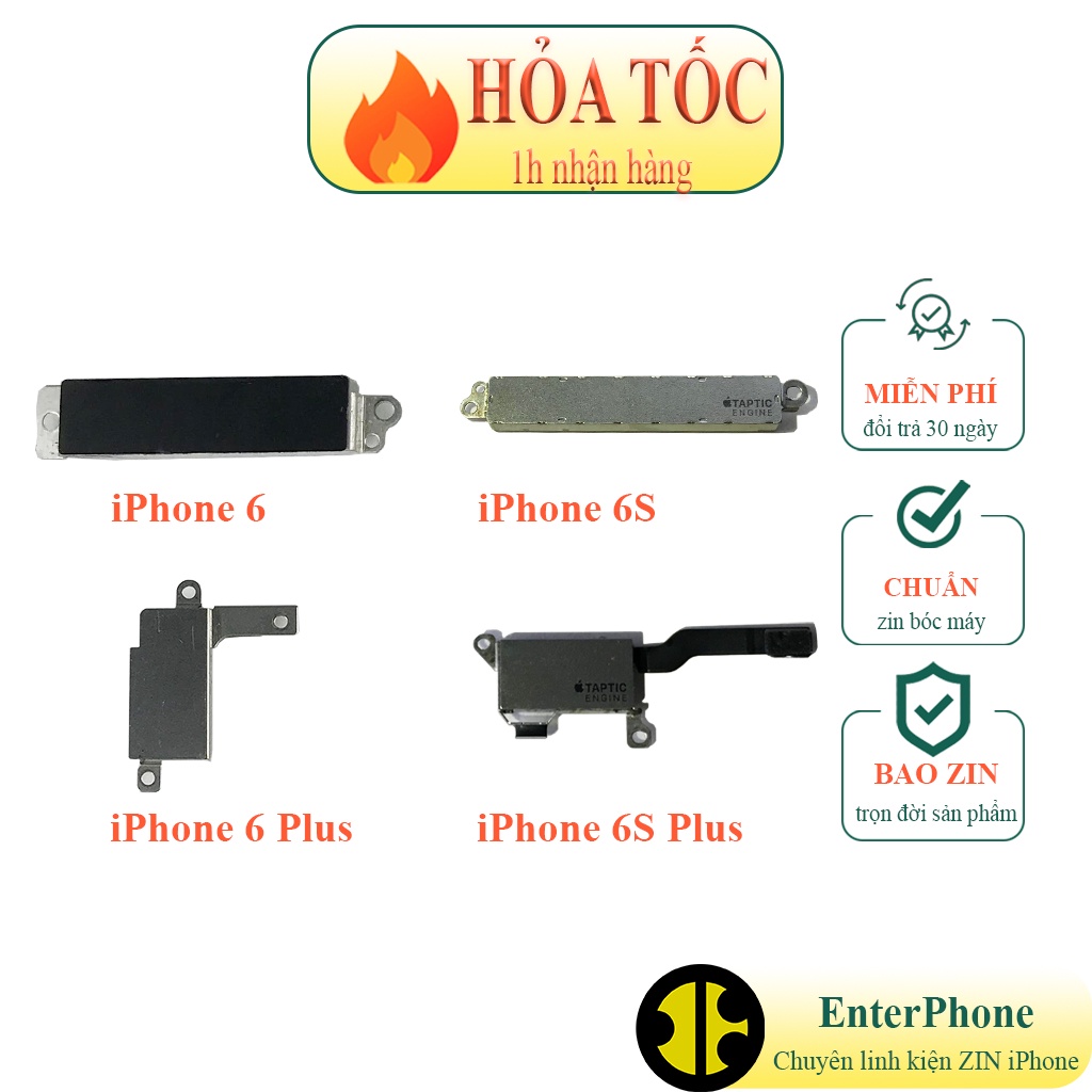 EnterPhone - Cục rung iPhone 6/ 6S/ 6 Plus/ 6S Plus ZIN BÓC MÁY