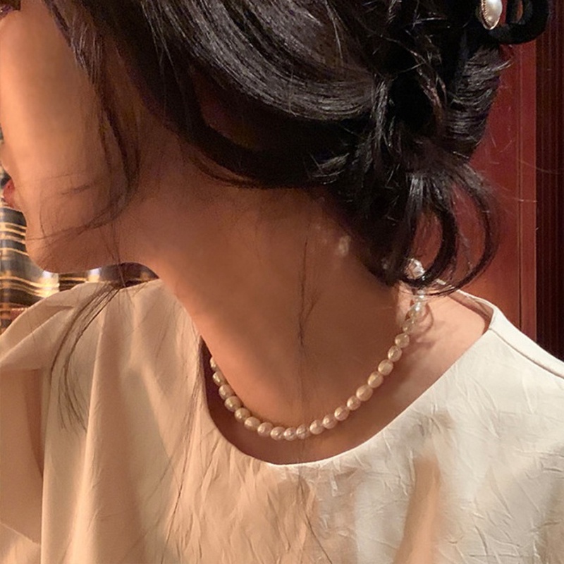 Vòng cổ Ngọc Trai Phong Cách Hàn Quốc Sang Trọng
