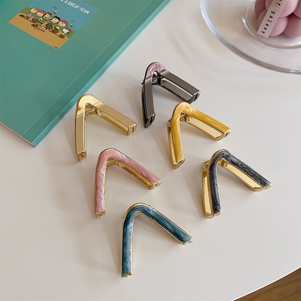 Kẹp Tóc Hình Chữ V Nhiều Lớp Thời Trang Cho Nữ