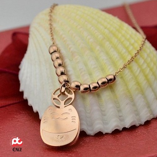 Lắc chân titan cá tính mèo cao cấp