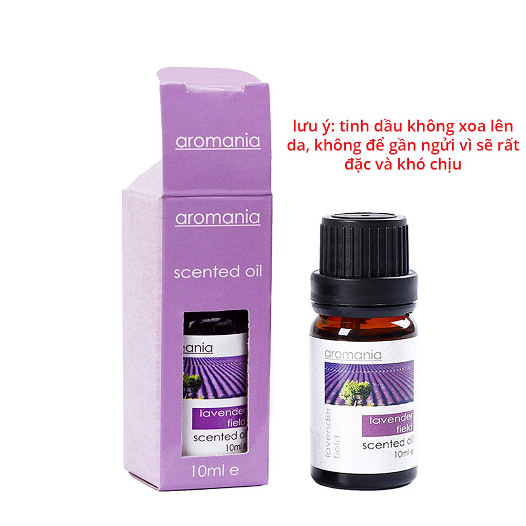 Tinh dầu thơm thiên nhiên nguyên chất Aromania khử mùi, thơm phòng dùng cho máy phun sương, đèn xông dung tích 10ml