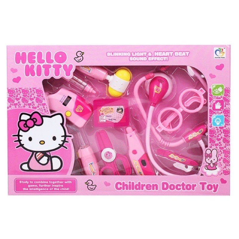 Bộ Đồ Chơi Khám Bác Sĩ Hello Kitty - Búp Bê Elsa 6889