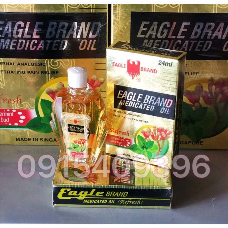 [chính hãng] DẦU GIÓ CON Ó VÀNG EAGLE BRAND 24ML SINGAPORE CHUẨN 100%