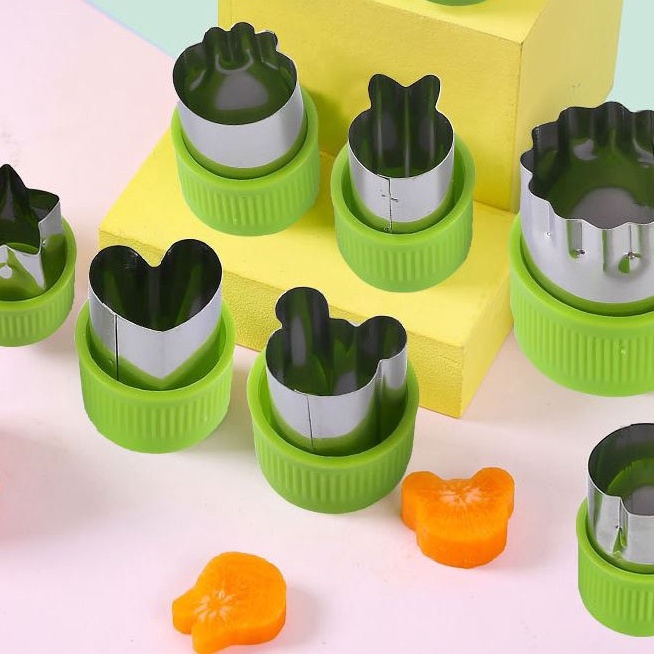 Bộ 9 Khuôn Làm Bánh Quy Mini Bằng Thép Không Gỉ